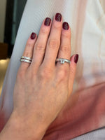Load image into Gallery viewer, Emerald Cut Ribbed Ring