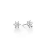 Load image into Gallery viewer, Mini Full Diamond Daisy Earrings