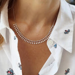 Load image into Gallery viewer, Round & Pear Shape Expandable Necklace
