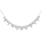 Load image into Gallery viewer, Raindrop Diamond Bezel Necklace