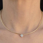 Load image into Gallery viewer, Slimmy Gold Choker 1.2mm