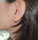 Load image into Gallery viewer, Starey Diamond Hoops (Small Model)