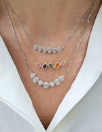 Load image into Gallery viewer, Hearts & Ovals Illusion Necklace