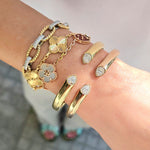 Load image into Gallery viewer, Pair of Pears Bangle