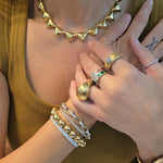 Load image into Gallery viewer, Dome Gold Ring