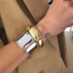 Load image into Gallery viewer, Gold Cigar Bracelet (Large Model)
