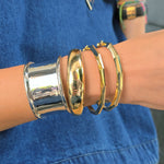 Load image into Gallery viewer, Gold Cigar Bracelet (Medium Model)