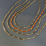 Load image into Gallery viewer, Rodded Tennis Necklace