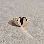 Load image into Gallery viewer, Heart Mirror Diamond Ring