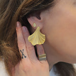 Load image into Gallery viewer, Gold Phantom Earrings