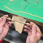 Load image into Gallery viewer, Golden Hearts Tennis Necklace