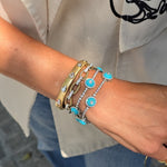 Load image into Gallery viewer, Aqua Bloom Bracelet