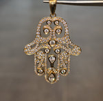 Load image into Gallery viewer, Diamond Hamsa Pendant