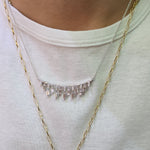 Load image into Gallery viewer, Diamond Arc Necklace