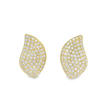 Load image into Gallery viewer, Diamond Petal Earrings
