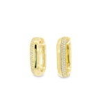 Load image into Gallery viewer, Double Dipped Diamond Hoops
