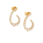 Load image into Gallery viewer, Graduating Pear Diamond Earrings