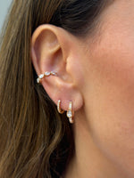 Load image into Gallery viewer, East-West Pear Ear Cuff