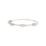 Load image into Gallery viewer, Graduated Baguette & Round Diamond Bracelet