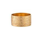 Load image into Gallery viewer, Hand Engraved Gold Band