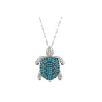 Load image into Gallery viewer, Diamond & Turquoise Sea Turtle