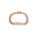 Load image into Gallery viewer, Small Classic Links With Pavé Diamonds
