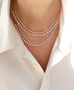 Load image into Gallery viewer, Round & Pear Shape Expandable Necklace