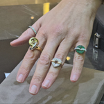 Load image into Gallery viewer, Diamond Sprinkles Heart Ring