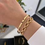 Load image into Gallery viewer, Ruby Scattered Gems Bracelet