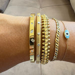 Load image into Gallery viewer, Diamond Scattered Gems Bracelet