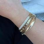 Load image into Gallery viewer, Gold Cigar Bracelet (Small Model)