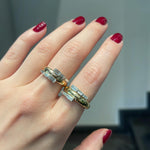 Load image into Gallery viewer, Baguette Coastline Ring