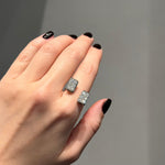 Load image into Gallery viewer, Diamond Double-Decker Ring