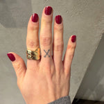 Load image into Gallery viewer, Gold Fold Ring