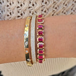 Load image into Gallery viewer, Ruby Delights Tennis Bracelet