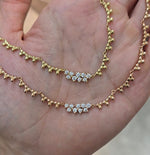 Load image into Gallery viewer, Diamond Molecule Necklace