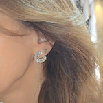 Load image into Gallery viewer, Diamonds Bouquet Earrings