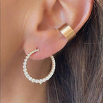 Load image into Gallery viewer, Graduating Halo Diamond Earrings