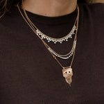 Load image into Gallery viewer, Eye Fringe Necklace
