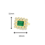 Load image into Gallery viewer, Emerald Birwaz Ring, Large Size