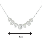 Load image into Gallery viewer, Hearts & Ovals Illusion Necklace