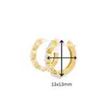 Load image into Gallery viewer, Classic Pear Diamond Hoops