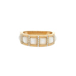 Load image into Gallery viewer, Pearl Pyramids Ring