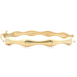 Load image into Gallery viewer, Gold Bamboo Bracelet