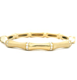 Load image into Gallery viewer, Diamond Bamboo Bracelet