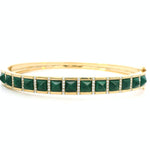 Load image into Gallery viewer, Malachite Pyramid Bracelet