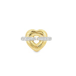 Load image into Gallery viewer, Gold & Diamond Heart Ring