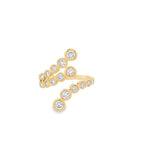 Load image into Gallery viewer, Diamond Bezel Splash Ring