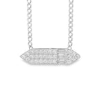 Load image into Gallery viewer, Quartz-Motif Diamond Necklace