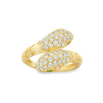 Load image into Gallery viewer, Emerald Eye Snake Ring